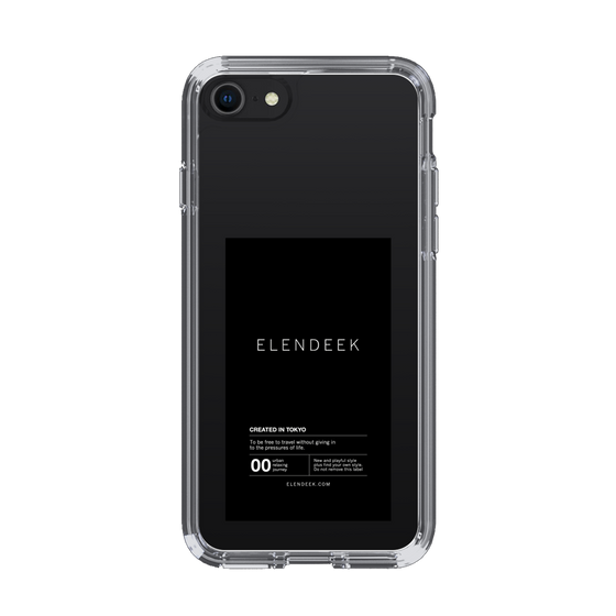 Slim Protection Case［ ELENDEEK - Logo Sticker - Black ］