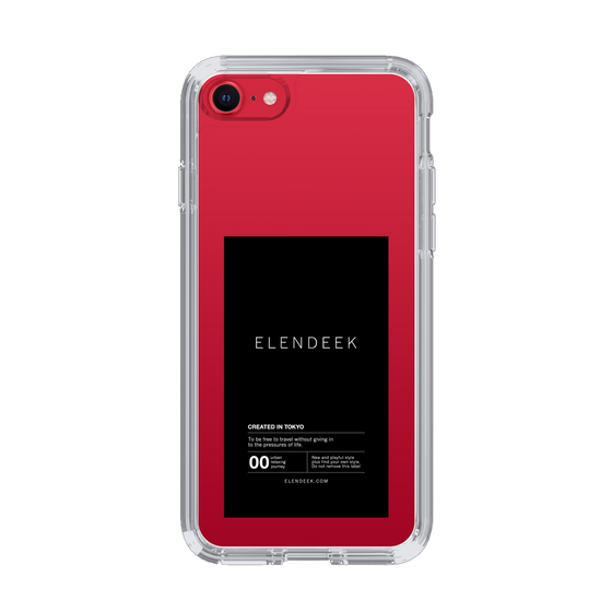 Slim Protection Case［ ELENDEEK - Logo Sticker - Black ］