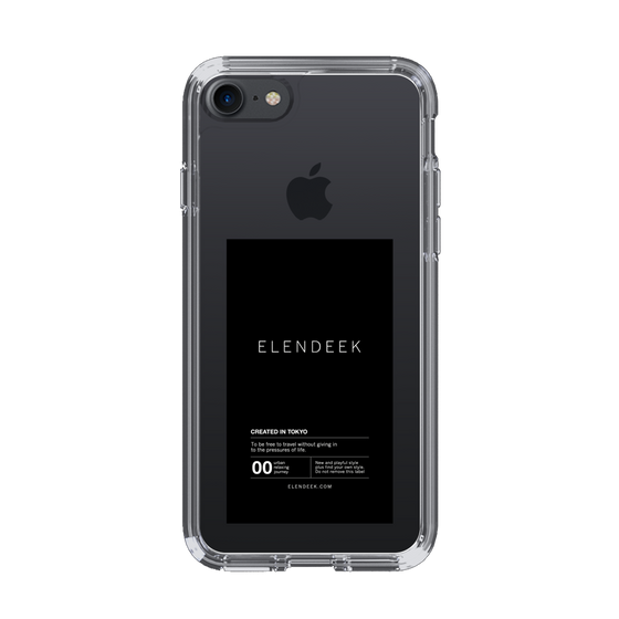 Slim Protection Case［ ELENDEEK - Logo Sticker - Black ］