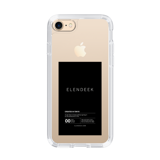 Slim Protection Case［ ELENDEEK - Logo Sticker - Black ］