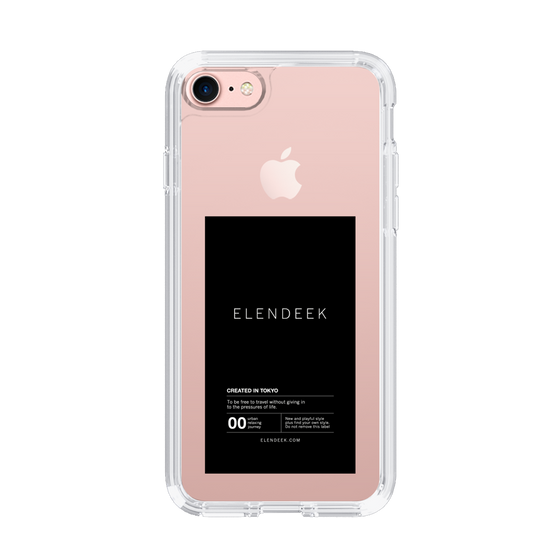 Slim Protection Case［ ELENDEEK - Logo Sticker - Black ］
