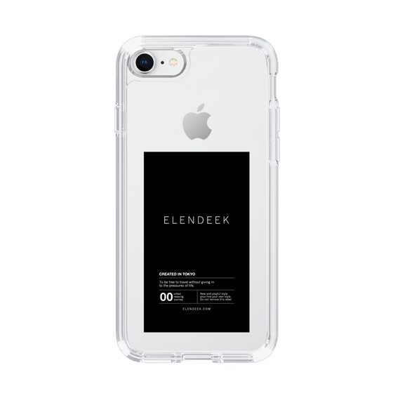 Slim Protection Case［ ELENDEEK - Logo Sticker - Black ］