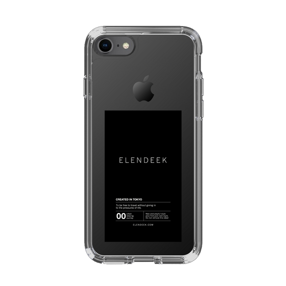 Slim Protection Case［ ELENDEEK - Logo Sticker - Black ］