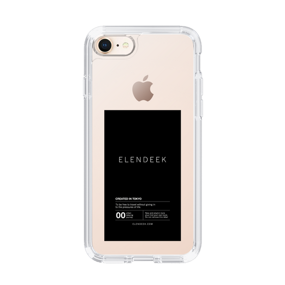 Slim Protection Case［ ELENDEEK - Logo Sticker - Black ］