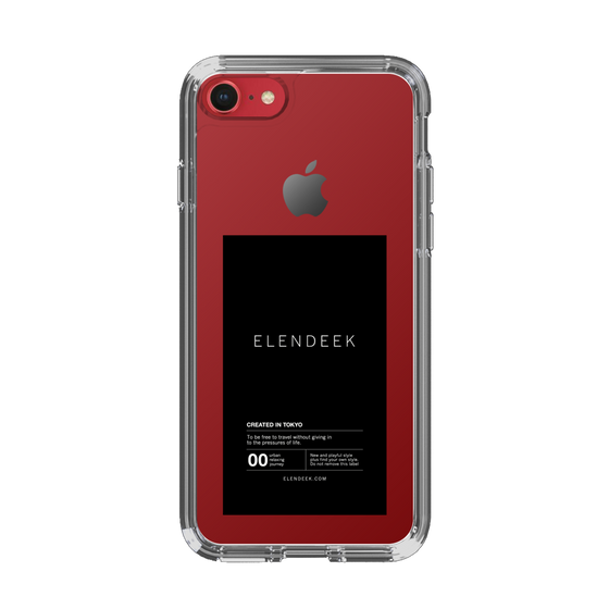 Slim Protection Case［ ELENDEEK - Logo Sticker - Black ］