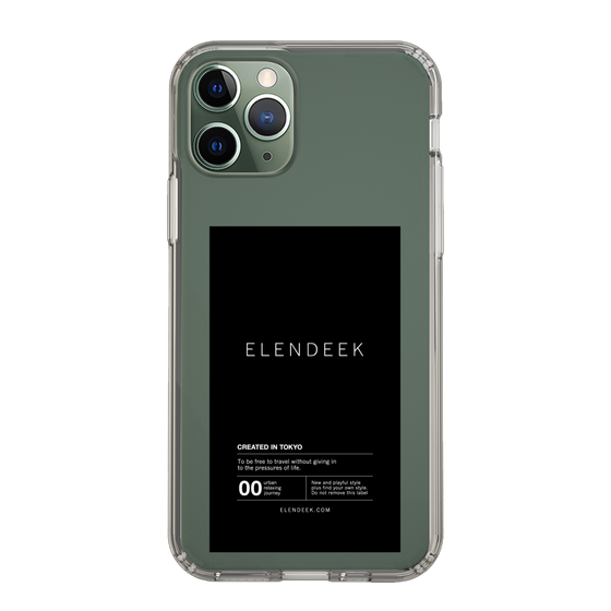 Slim Protection Case［ ELENDEEK - Logo Sticker - Black ］