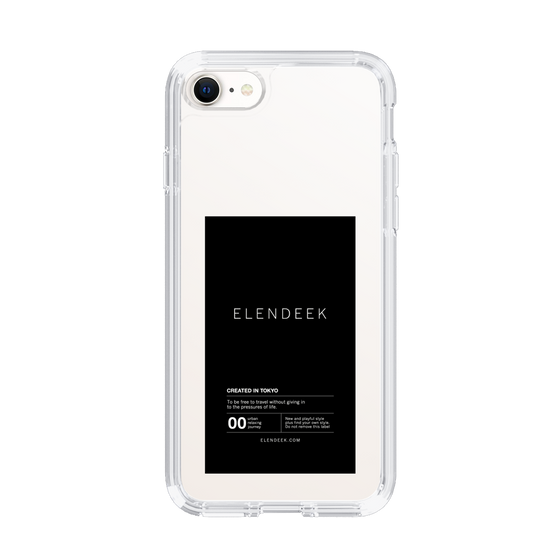Slim Protection Case［ ELENDEEK - Logo Sticker - Black ］