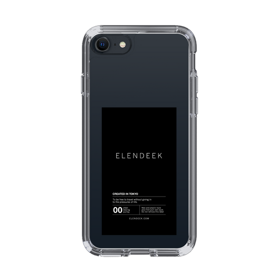 Slim Protection Case［ ELENDEEK - Logo Sticker - Black ］