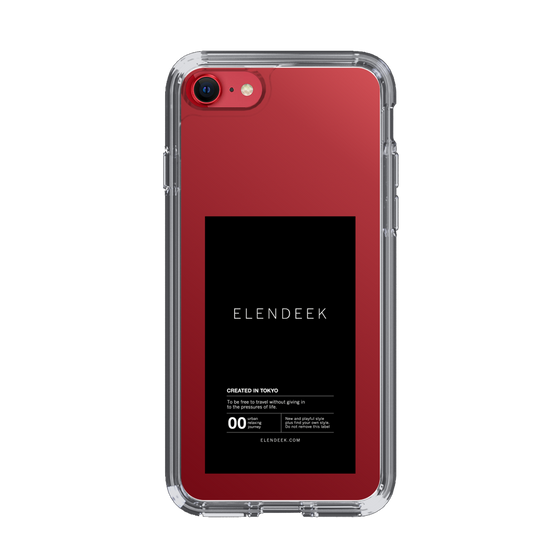 Slim Protection Case［ ELENDEEK - Logo Sticker - Black ］