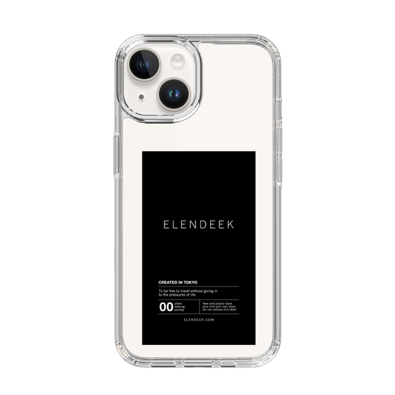 Slim Protection Case［ ELENDEEK - Logo Sticker - Black ］