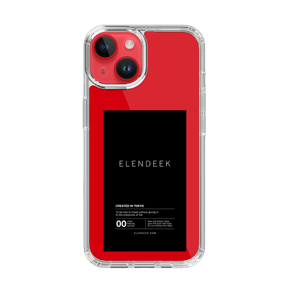 Slim Protection Case［ ELENDEEK - Logo Sticker - Black ］
