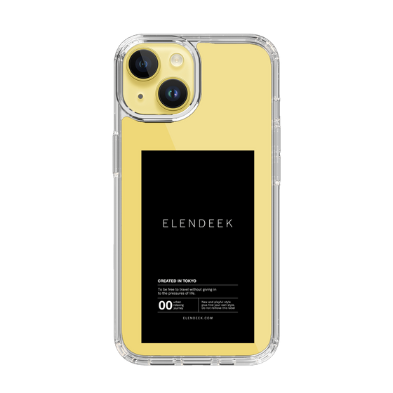 Slim Protection Case［ ELENDEEK - Logo Sticker - Black ］