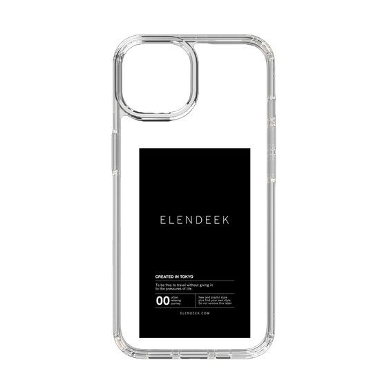 Slim Protection Case［ ELENDEEK - Logo Sticker - Black ］