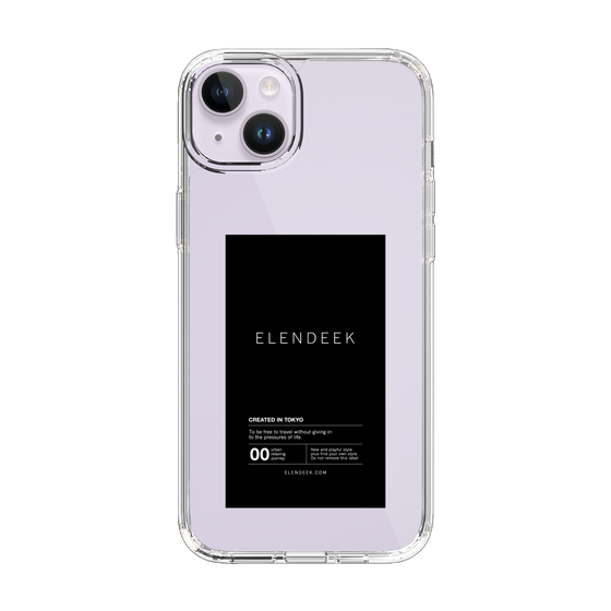 Slim Protection Case［ ELENDEEK - Logo Sticker - Black ］