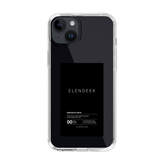 Slim Protection Case［ ELENDEEK - Logo Sticker - Black ］