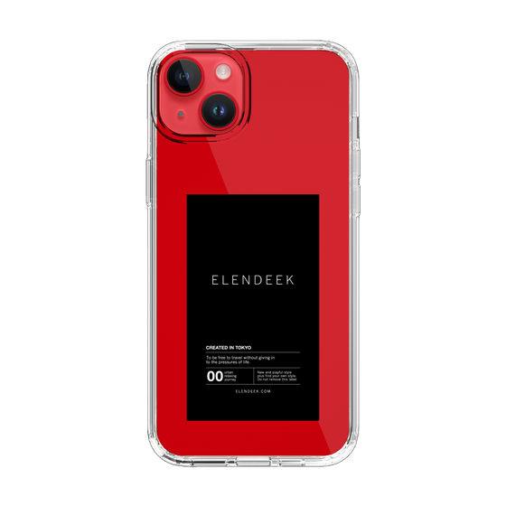 Slim Protection Case［ ELENDEEK - Logo Sticker - Black ］