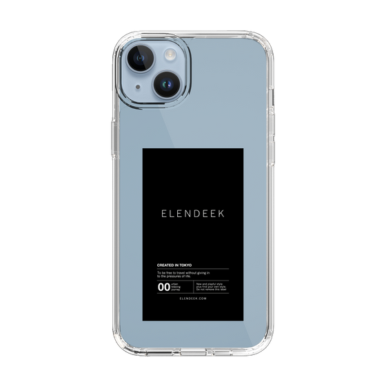 Slim Protection Case［ ELENDEEK - Logo Sticker - Black ］