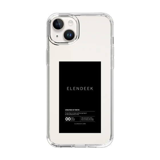 Slim Protection Case［ ELENDEEK - Logo Sticker - Black ］