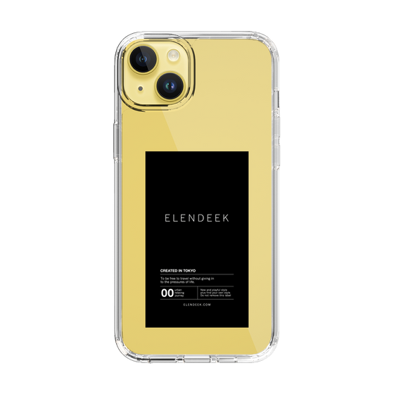 Slim Protection Case［ ELENDEEK - Logo Sticker - Black ］