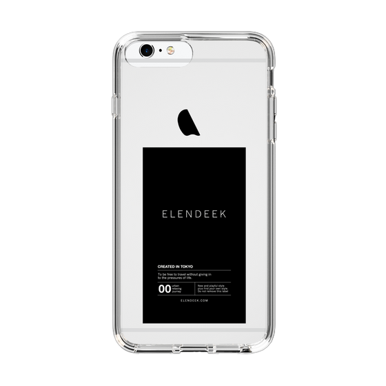 Slim Protection Case［ ELENDEEK - Logo Sticker - Black ］
