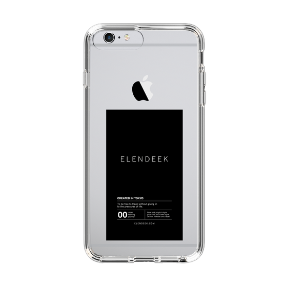 Slim Protection Case［ ELENDEEK - Logo Sticker - Black ］