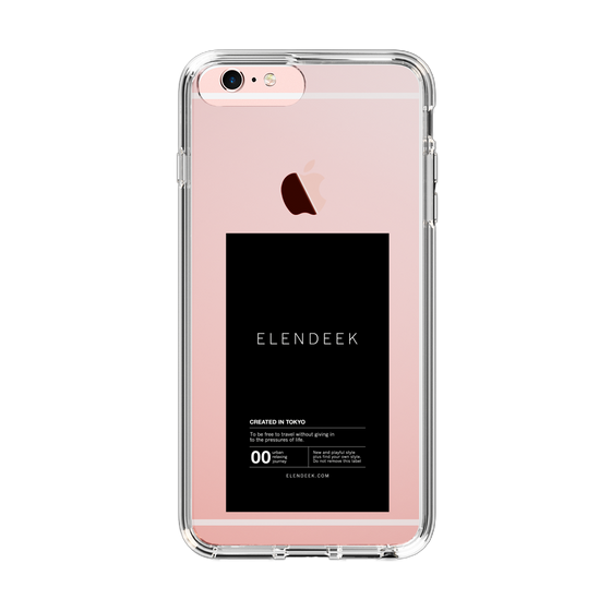 Slim Protection Case［ ELENDEEK - Logo Sticker - Black ］