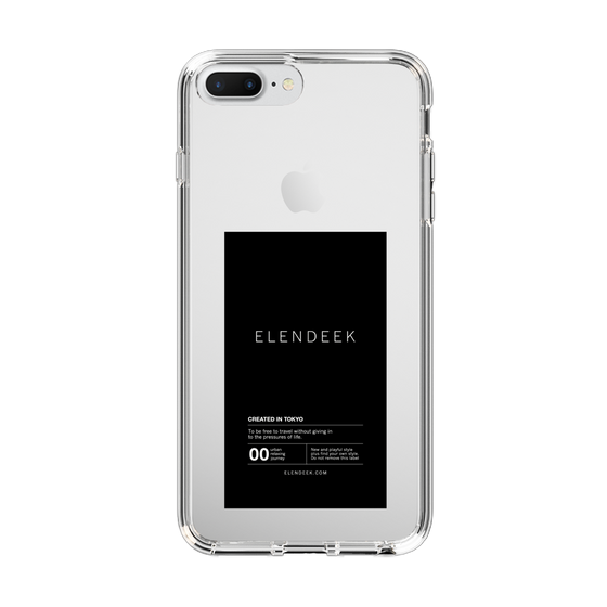 Slim Protection Case［ ELENDEEK - Logo Sticker - Black ］