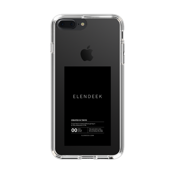 Slim Protection Case［ ELENDEEK - Logo Sticker - Black ］