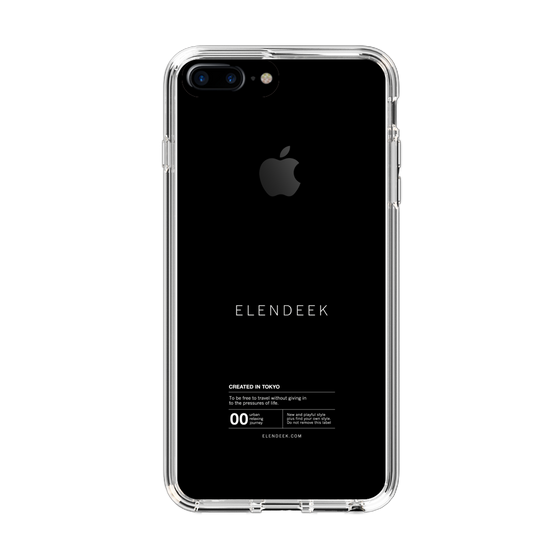 Slim Protection Case［ ELENDEEK - Logo Sticker - Black ］