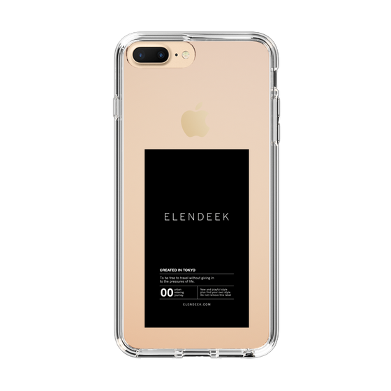Slim Protection Case［ ELENDEEK - Logo Sticker - Black ］