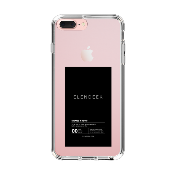 Slim Protection Case［ ELENDEEK - Logo Sticker - Black ］