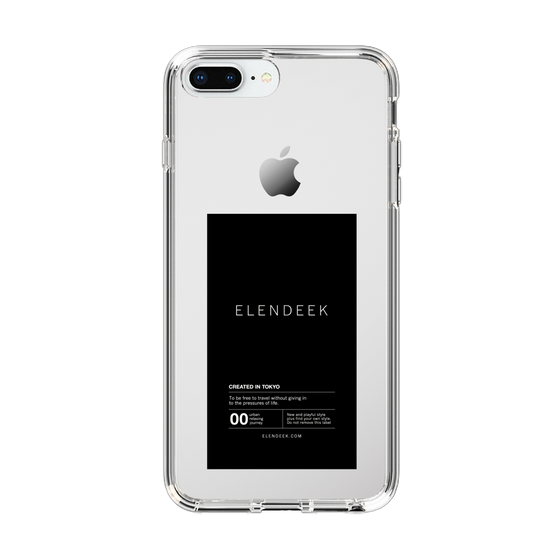 Slim Protection Case［ ELENDEEK - Logo Sticker - Black ］