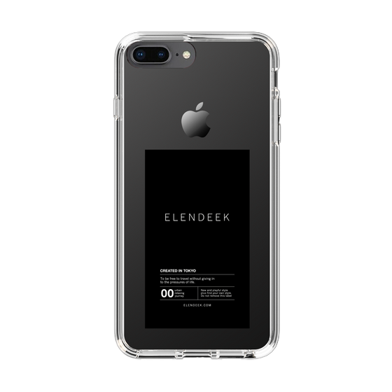 Slim Protection Case［ ELENDEEK - Logo Sticker - Black ］