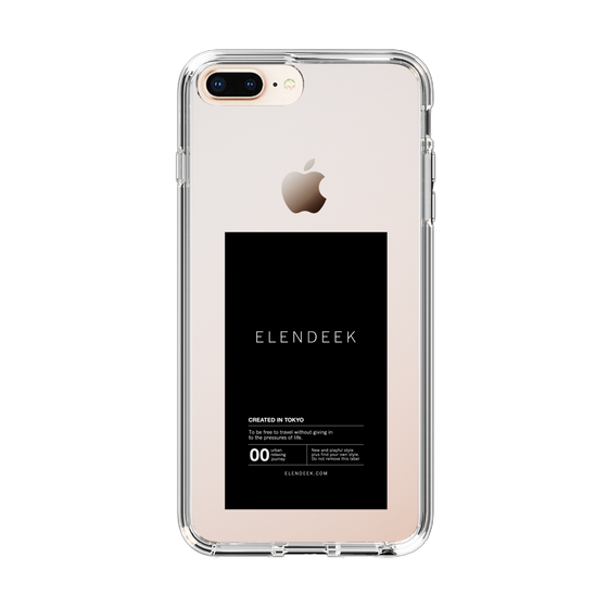 Slim Protection Case［ ELENDEEK - Logo Sticker - Black ］