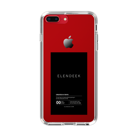 Slim Protection Case［ ELENDEEK - Logo Sticker - Black ］