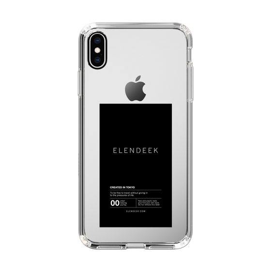 Slim Protection Case［ ELENDEEK - Logo Sticker - Black ］