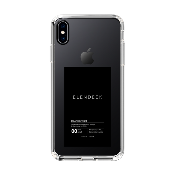 Slim Protection Case［ ELENDEEK - Logo Sticker - Black ］