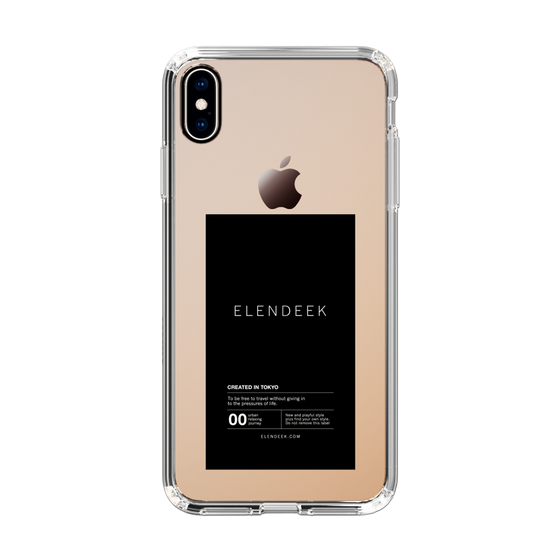 Slim Protection Case［ ELENDEEK - Logo Sticker - Black ］