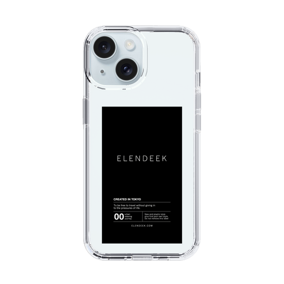 Slim Protection Case［ ELENDEEK - Logo Sticker - Black ］