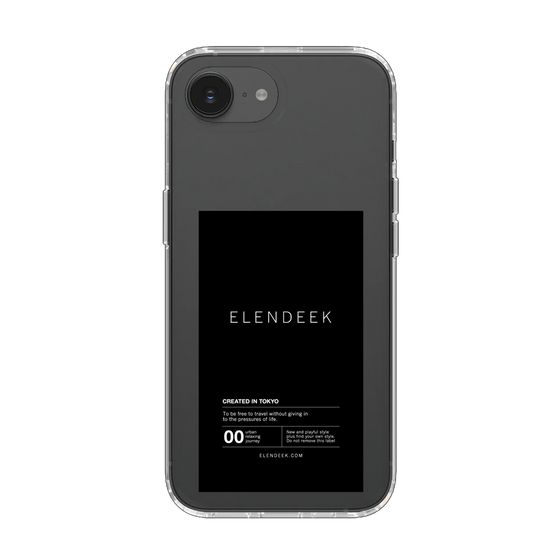 Slim Protection Case［ ELENDEEK - Logo Sticker - Black ］