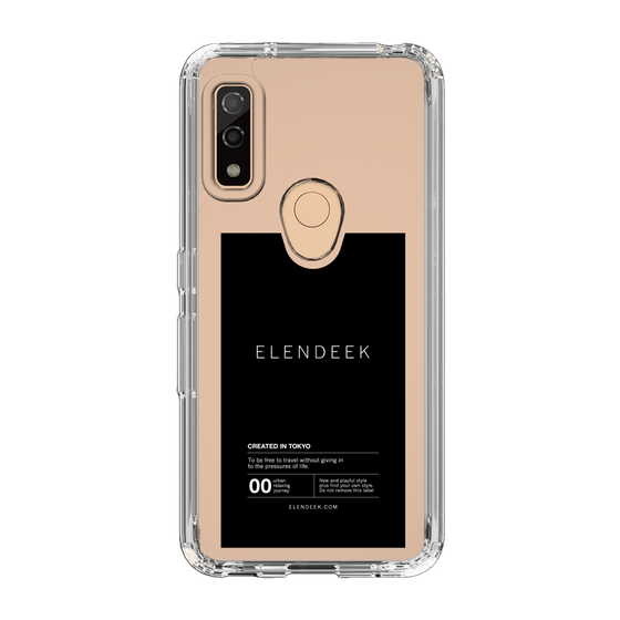 Slim Protection Case［ ELENDEEK - Logo Sticker - Black ］