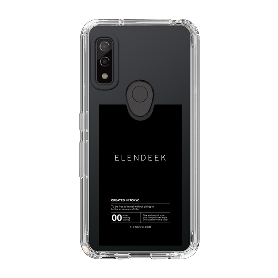 Slim Protection Case［ ELENDEEK - Logo Sticker - Black ］