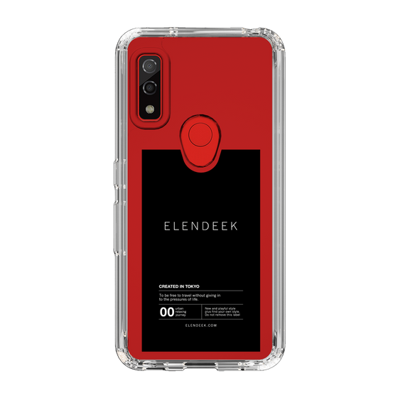 Slim Protection Case［ ELENDEEK - Logo Sticker - Black ］