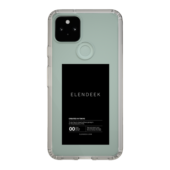 Slim Protection Case［ ELENDEEK - Logo Sticker - Black ］