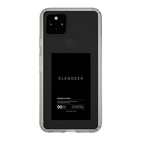 Slim Protection Case［ ELENDEEK - Logo Sticker - Black ］