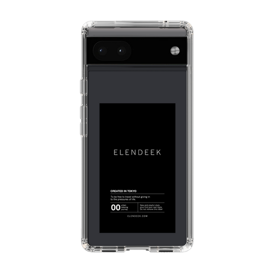 Slim Protection Case［ ELENDEEK - Logo Sticker - Black ］