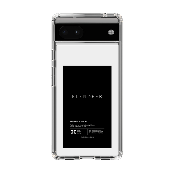Slim Protection Case［ ELENDEEK - Logo Sticker - Black ］