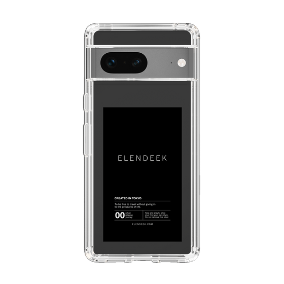 Slim Protection Case［ ELENDEEK - Logo Sticker - Black ］