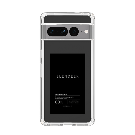 Slim Protection Case［ ELENDEEK - Logo Sticker - Black ］