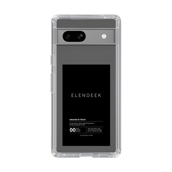 Slim Protection Case［ ELENDEEK - Logo Sticker - Black ］